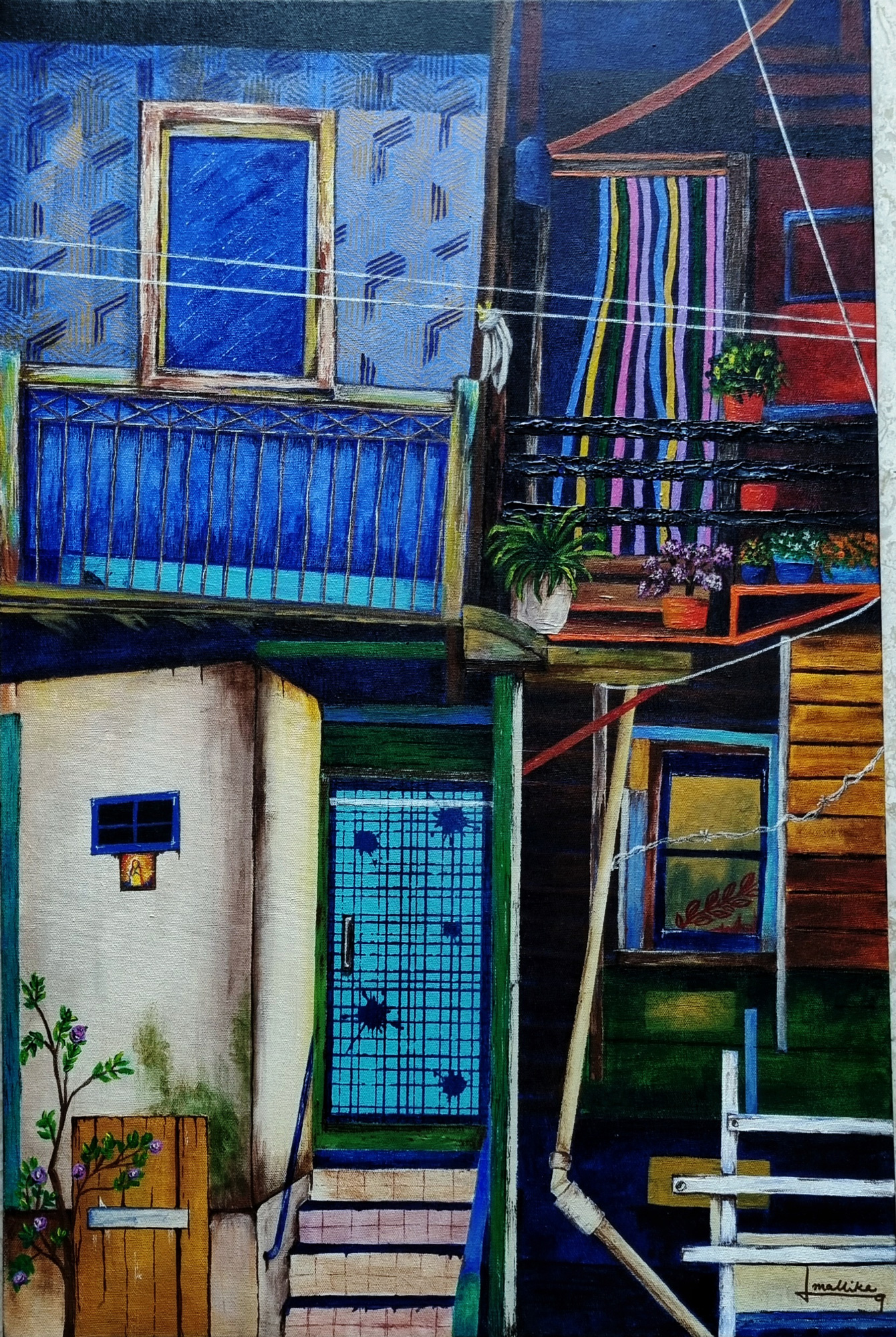 Starry night in the city