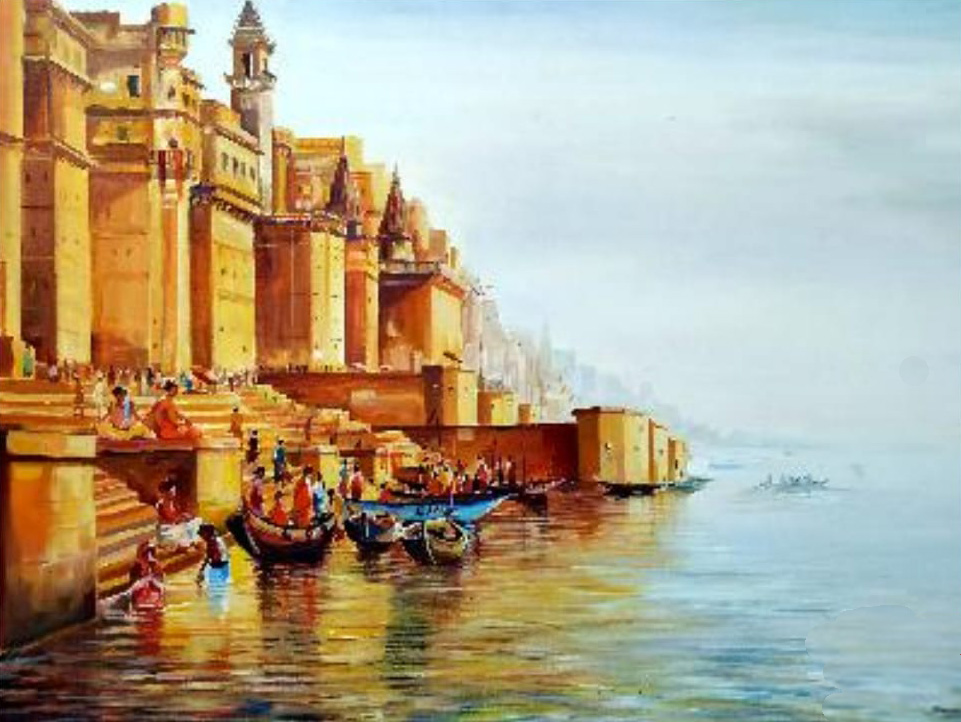 Varanasi Ghats at early Morning